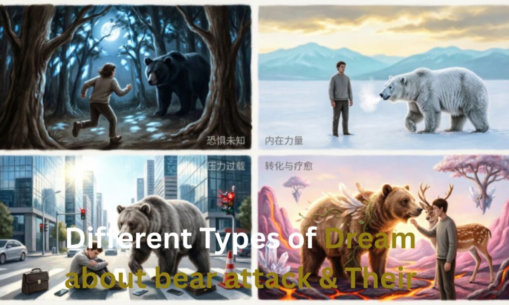 Different Types of Dream about bear attack & Their Meanings