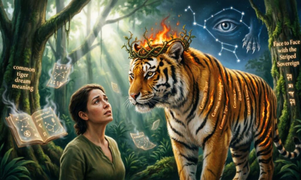 Face to Face with the Striped Sovereign: Common Tiger dream meaning & Scenarios