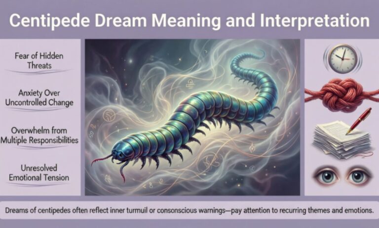 Centipede Dream Meaning and Interpretation