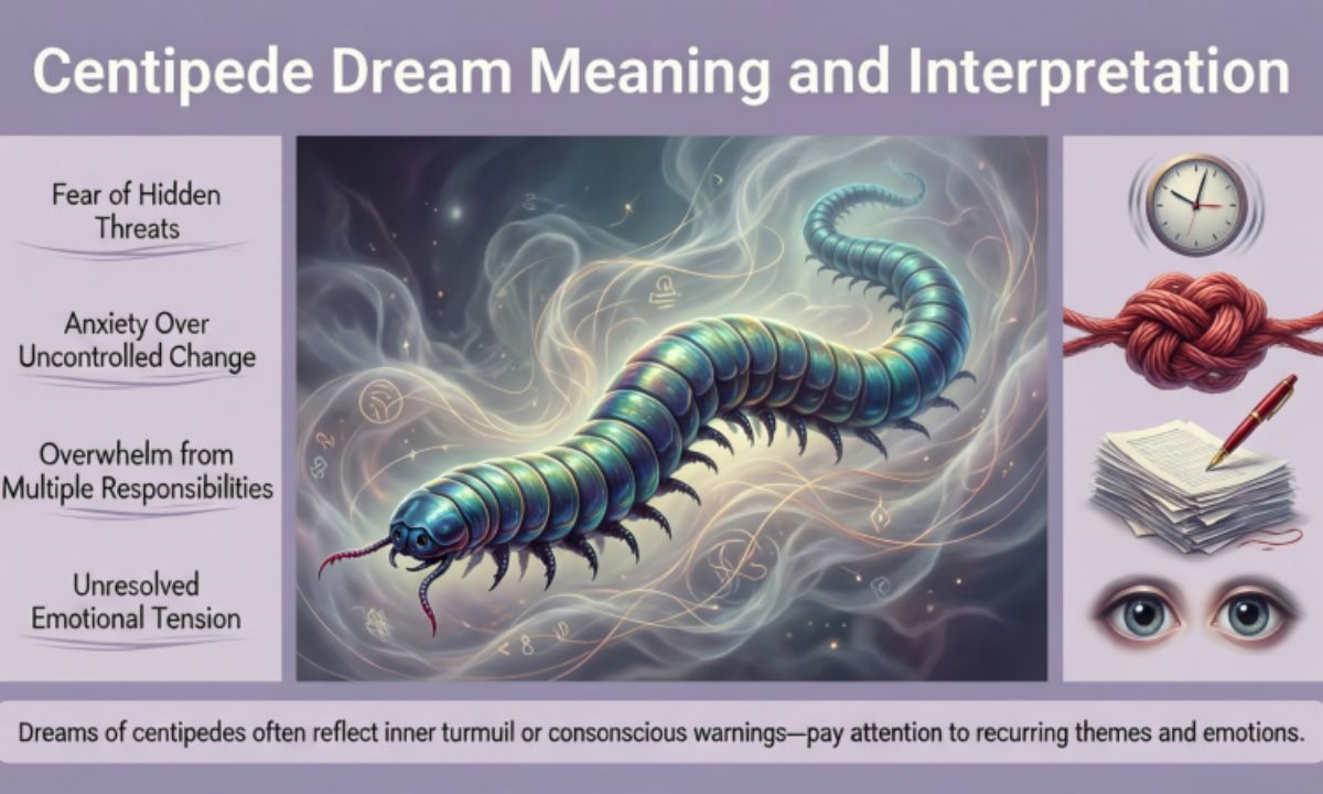 Centipede Dream Meaning and Interpretation