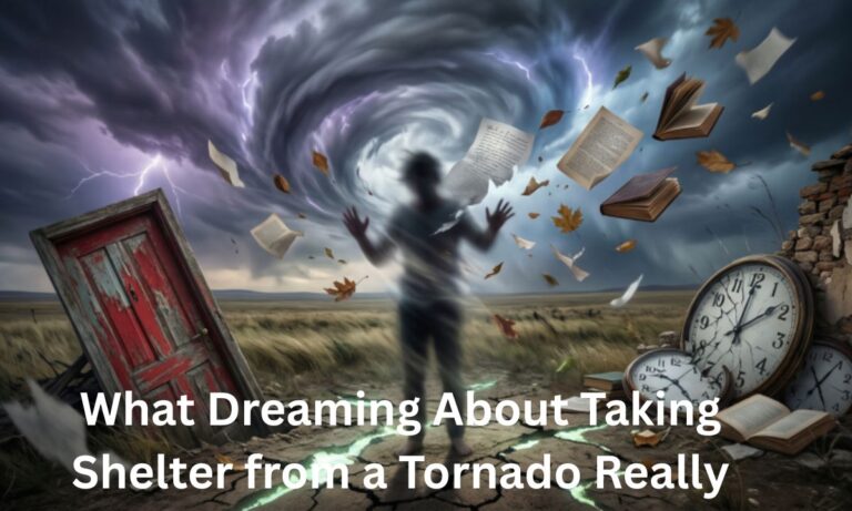 Dreaming About Taking Shelter from a Tornado