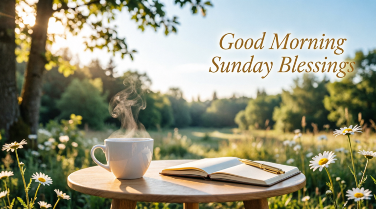 100+ Good Morning Sunday Blessings and Prayers with Images